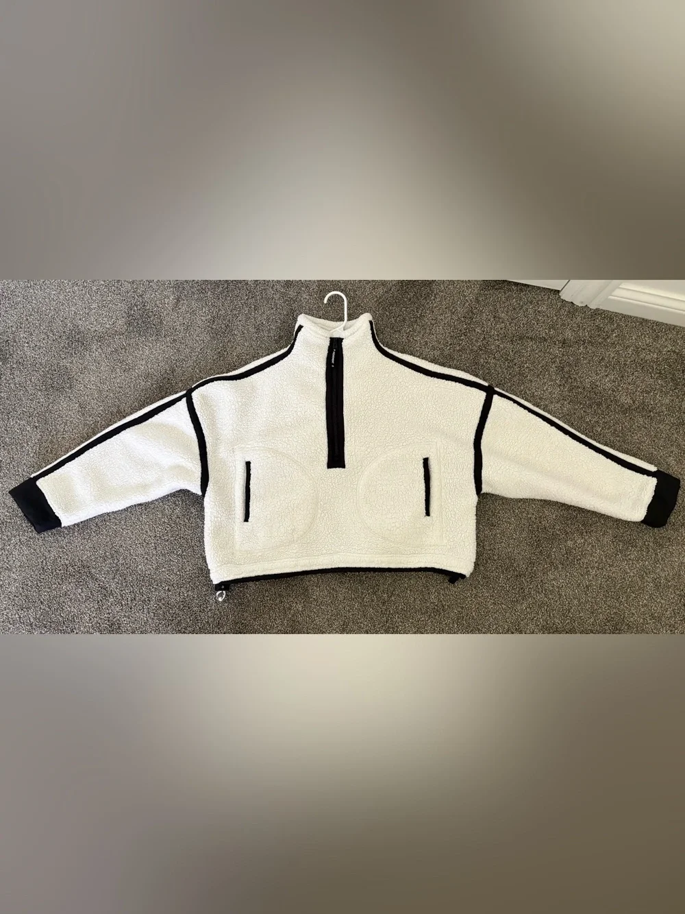Free People FP Movement Mountain High Half Zip Fleece
White and Black Contrast - Picture 7 of 8